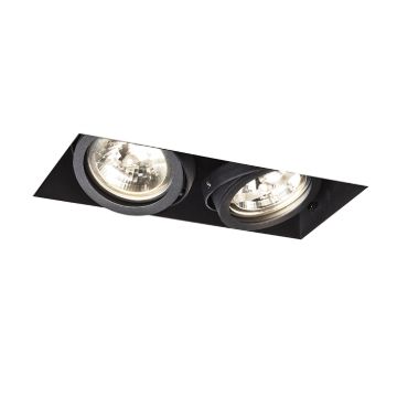 Kép ELECTRA II  fekete  12V LED G53 2x15W