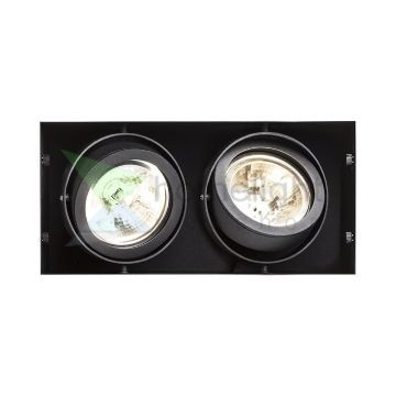 ELECTRA II  fekete  12V LED G53 2x15W