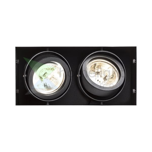 ELECTRA II  fekete  12V LED G53 2x15W