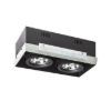 Kép ELECTRA II  fekete  12V LED G53 2x15W