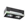 ELECTRA II  fekete  12V LED G53 2x15W