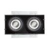 Kép ELECTRA II  fekete  12V LED G53 2x15W