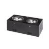 Kép ELECTRA II  fekete  12V LED G53 2x15W
