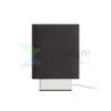 MONACO asztali lámpa fekete króm 230V LED E27 15W