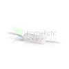 MONACO asztali lámpa fekete króm 230V LED E27 15W