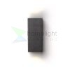 KUBI II antracitszürke 230V LED 2x3W 56° IP54 3000K