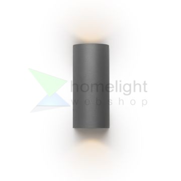 ZACK II antracitszürke 230V LED 2x3W 58° IP54 3000K