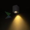 KUBI I antracitszürke 230V LED 3W 56° IP54 3000K