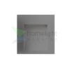 TESS SQ süllyesztett lámpa ezüstszürke 230V LED 3W IP54 3000K
