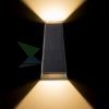 PIA fali lámpa antracitszürke 230V LED 2x3W IP54 3000K