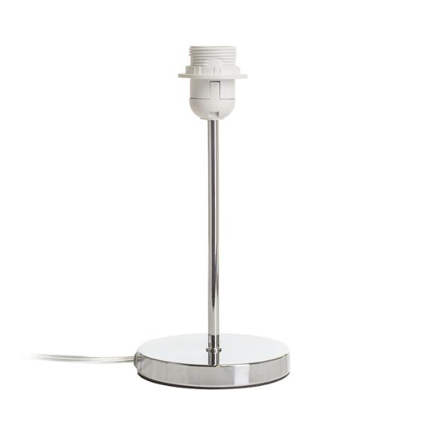 Kép NYC asztali lámpatest  króm 230V LED E27 15W