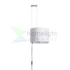 BROADWAY állítható magasságú függeszték fehér króm 230V LED E27 15W
