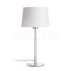 Kép BROADWAY asztali lámpa fehér króm 230V LED E27 15W