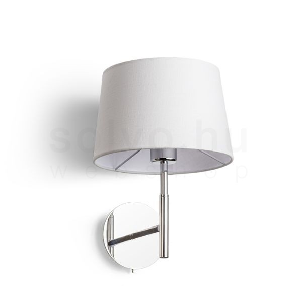 Kép BROADWAY fali lámpa fehér króm 230V LED E27 15W