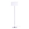 Kép PLAZA állólámpa fehér króm 230V LED E27 15W