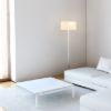 Kép PLAZA állólámpa fehér króm 230V LED E27 15W