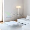 PLAZA állólámpa fehér króm 230V LED E27 15W