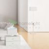 PLAZA állólámpa fehér króm 230V LED E27 15W