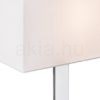 Kép PLAZA M asztali lámpa fehér króm 230V LED E27 15W