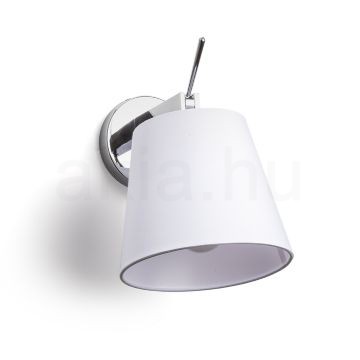 Kép JERSEY fali lámpa fehér króm 230V LED E27 15W