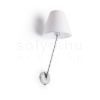 Kép SILENCE fali lámpa fehér króm 230V LED E27 15W