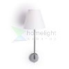 SILENCE fali lámpa fehér króm 230V LED E27 15W