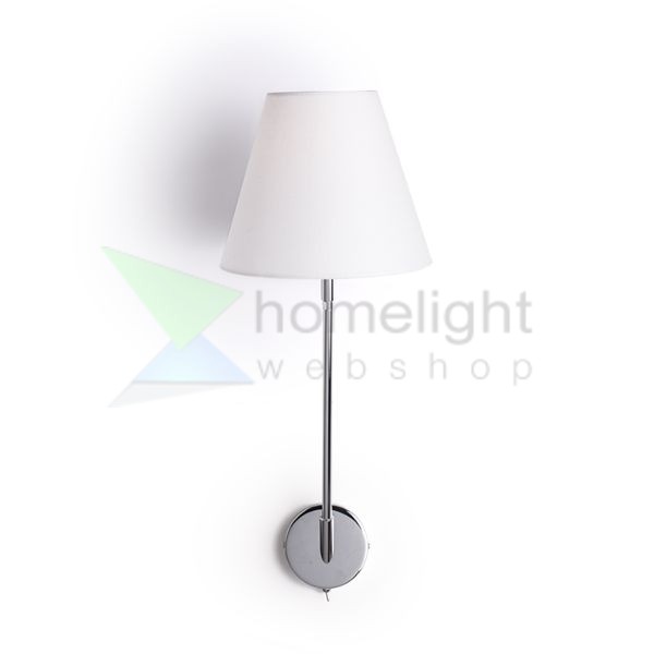 SILENCE fali lámpa fehér króm 230V LED E27 15W