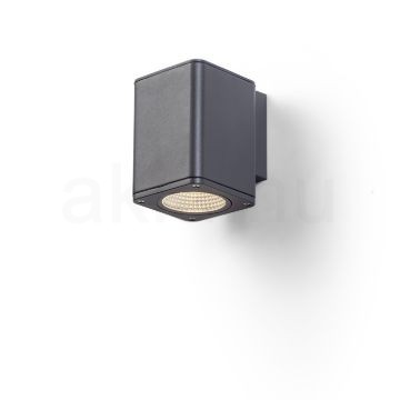 Kép MIZZI SQ I fali lámpa antracitszürke 230V LED 12W 44° IP54 3000K