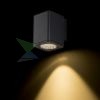 MIZZI SQ I fali lámpa antracitszürke 230V LED 12W 44° IP54 3000K