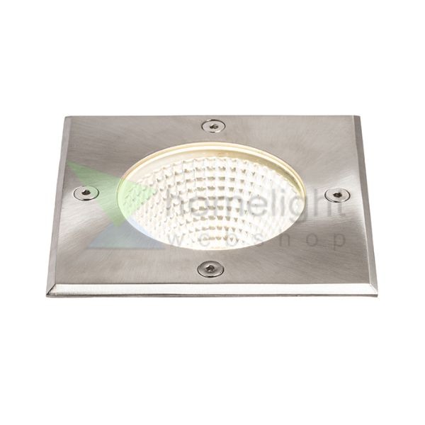 RIZZ SQ 125 rozsdamentes acél 230V LED 7W 41° IP67 3000K