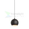 COPA függő lámpa fekete üveg 230V LED E27 11W