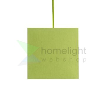 TEMPO 15/15 lámpabúra  Chintz lime/fehér PVC  max. 28W