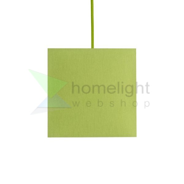TEMPO 15/15 lámpabúra  Chintz lime/fehér PVC  max. 28W