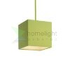 TEMPO 15/15 lámpabúra  Chintz lime/fehér PVC  max. 28W