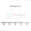 RALLONG V függeszték alap  króm 230V LED E27 5x15W