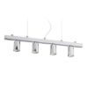 Kép RALLONG IV függeszték alap  króm 230V LED E27 4x15W