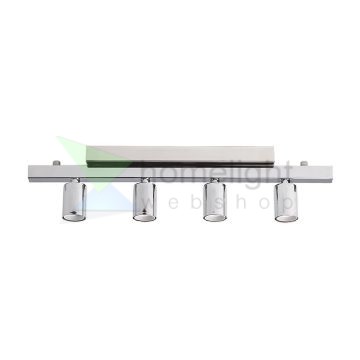RALLONG IV mennyezeti lámpa alap  króm 230V LED E27 4x15W