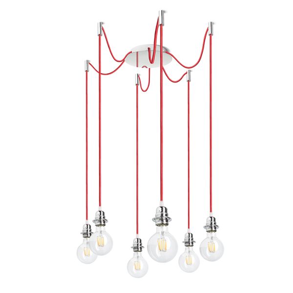 Kép KOMBIX 6 függesztő készlet KA+PK+KF   230V LED E27 6x15W