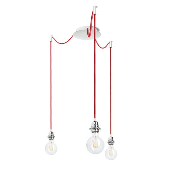 Kép KOMBIX 3 függesztő készlet KA+PK+KF   230V LED E27 3x15W
