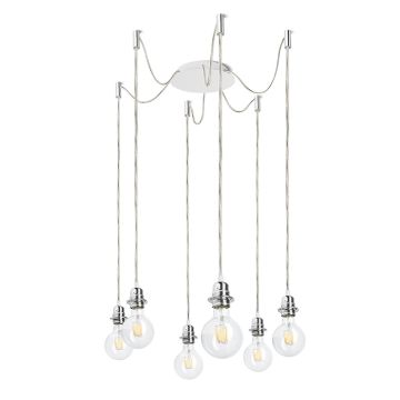 Kép KOMBIX 6 függesztő készlet FEHA+AK+KF   230V LED E27 6x15W