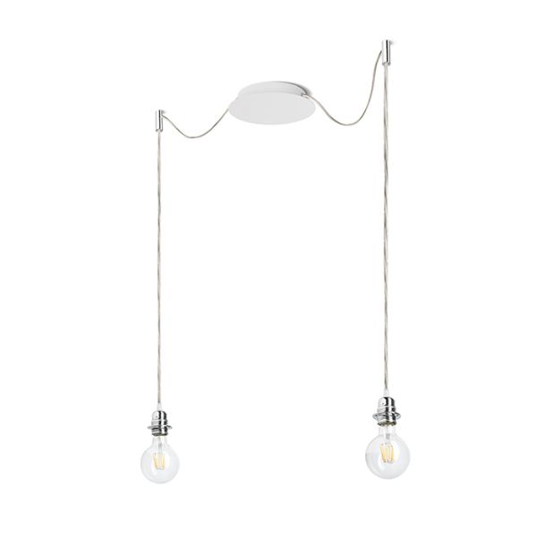 Kép KOMBIX 2 függesztő készlet FEHA+AK+KF   230V LED E27 2x15W