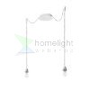 KOMBIX 2 függesztő készlet FEHA+AK+KF   230V LED E27 2x15W