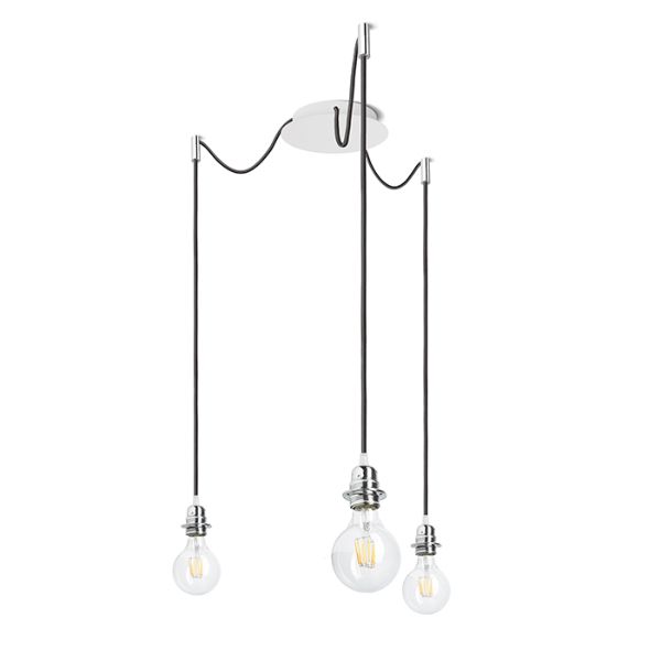 Kép KOMBIX 3 függesztő készlet FEHA+FEKK+KF   230V LED E27 3x15W