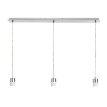 Kép MORE 80 mennyezeti függőlámpa alap  króm 230V LED E27 3x15W