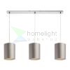 MORE 80 mennyezeti függőlámpa alap  króm 230V LED E27 3x15W