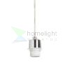 MORE 80 mennyezeti függőlámpa alap  matt nikkel 230V LED E27 3x15W