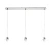 Kép MORE 80 mennyezeti függőlámpa alap  matt nikkel 230V LED E27 3x15W
