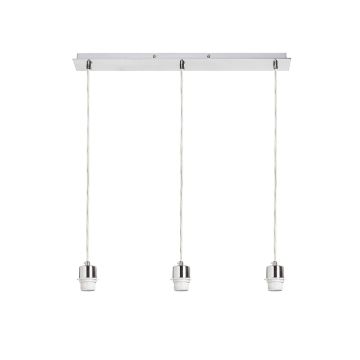 Kép MORE 60 mennyezeti függőlámpa alap  króm 230V LED E27 3x15W