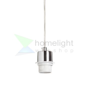 MORE 60 mennyezeti függőlámpa alap  króm 230V LED E27 3x15W