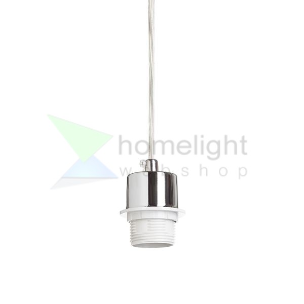 MORE 60 mennyezeti függőlámpa alap  króm 230V LED E27 3x15W